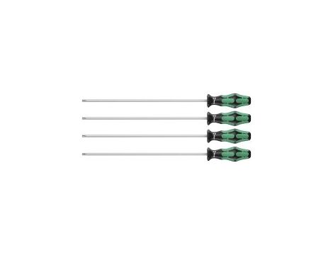 Wera - 367/4 TORX® HF Zestaw wkrętaków Kraftform z funkcją przytrzymywania i trzpieniem 300 mm, 4 części - 05028074001