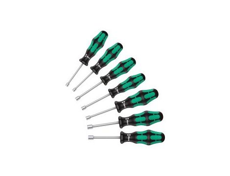 Wera - 395 HO/7 SM Zestaw wkrętaków nasadowych głębokich, 7 części - 05029510001