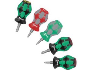 Wera - Zestaw wkrętaków Stubby Set 3, 5 części - 05008872001