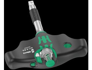 Wera - Wkrętak z rękojeścią poprzeczną do kluczy nasadowych i adapterów, z funkcją grzechotki 1/4' 411 A RA - 05023460001