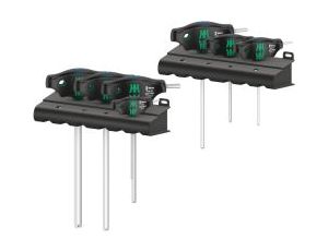 Wera - Zestaw wkrętaków 454/7 HF Set 1 Wkrętaki z rękojeścią poprzeczną do śrub z profilem Hex-Plus, z funkcją przytrzymywania, 7 części - 05023450001