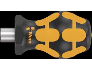 Wera - Rękojeść krótka Stubby z uchwytem na bity 1/4', z pierścieniem przytrzymującym 809/1 ESD - 05008882001