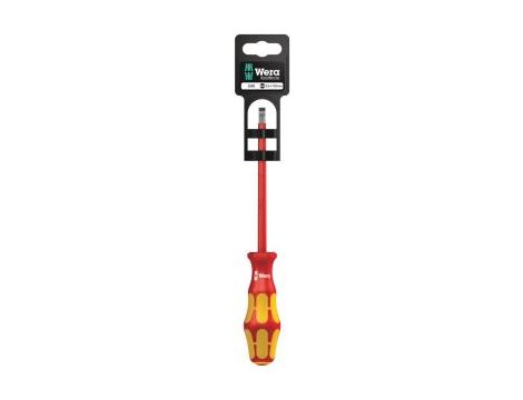 Wera - 160 i SB VDE Wkrętak płaski, izolowany, na blistrze - 05100004001