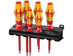 Wera - 160 i/6 Zestaw wkrętaków Kraftform Seria 100 + wieszak, 6 części - 05006145001