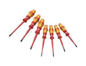 Wera - 160 iSS/7 Zestaw wkrętaków Kraftform Seria 100, ze zredukowaną średnicą trzpienia i rękojeści, 7 części - 05135961001