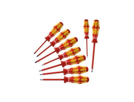 Wera - 160 i/162 i/167 i/9 Zestaw wkrętaków Kraftform Seria 100, 9 części - 05133355001