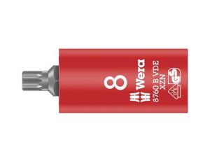 Wera - 8760 B VDE XZN Klucz nasadowy wymienna Zyklop 3/8' do wkrętów z gniazdem dwunastokątnym XZN - 05004940001