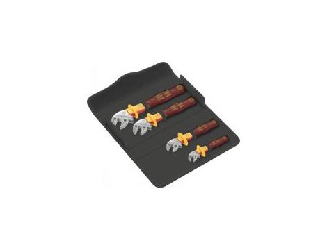 Wera - Zestaw samonastawnych kluczy płaskich izolowanych 6004 Joker VDE 4 Set 1, 4 części - 05020170001