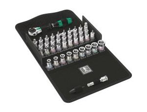 Wera - 8100 SA All-in Zestaw z grzechotką Zyklop Speed, z funkcją przytrzymywania, 1/4', metryczny, 42 części - 05003755001