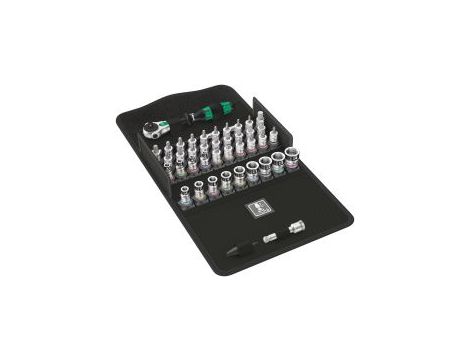 Wera - 8100 SA All-in Zestaw z grzechotką Zyklop Speed, z funkcją przytrzymywania, 1/4', metryczny, 42 części - 05003755001