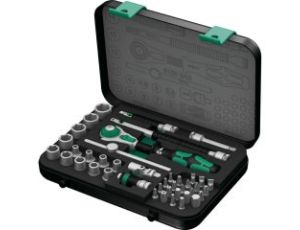 Wera - 8100 SA 2 Grzechotka Zyklop Speed 1/4' w zestawie metrycznym, 42 części - 05003533001