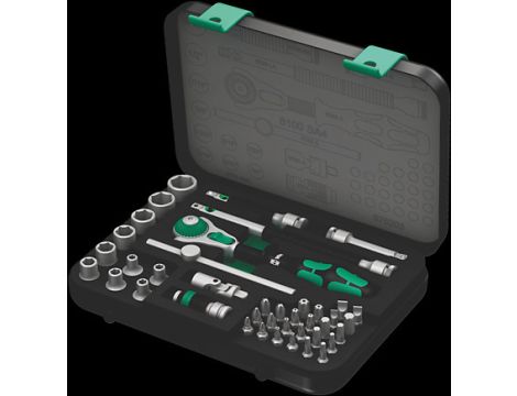 Wera - 8100 SA 4 Grzechotka Zyklop Speed 1/4' w zestawie calowym, 41 części - 05003535001