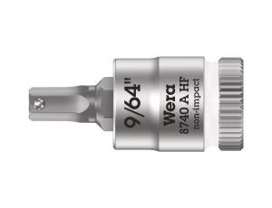 Wera - 8740 A HF Klucz nasadowy Zyklop 1/4' do śrub z gniazdem sześciokątnym HF z funkcją przytrzymywania - 05003384001
