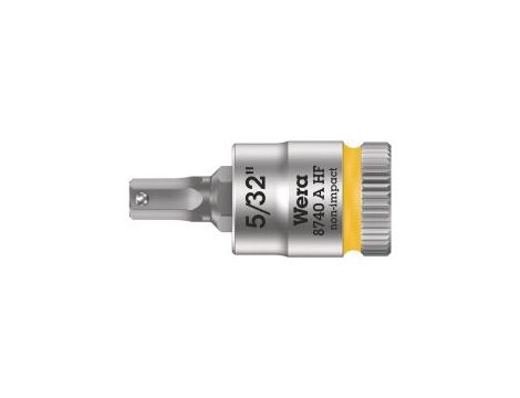 Wera - 8740 A HF Klucz nasadowy Zyklop 1/4' do śrub z gniazdem sześciokątnym HF z funkcją przytrzymywania - 05003385001