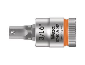 Wera - 8740 A HF Klucz nasadowy Zyklop 1/4' do śrub z gniazdem sześciokątnym HF z funkcją przytrzymywania - 05003386001