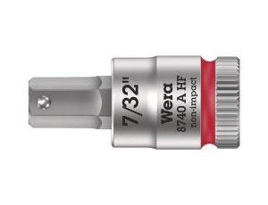 Wera - 8740 A HF Klucz nasadowy Zyklop 1/4' do śrub z gniazdem sześciokątnym HF z funkcją przytrzymywania - 05003387001