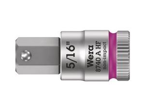 Wera - 8740 A HF Klucz nasadowy Zyklop 1/4' do śrub z gniazdem sześciokątnym HF z funkcją przytrzymywania - 05003389001