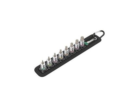 Wera - Belt A 2 Zestaw bitów nasadowych Zyklop 1/4' do śrub z gniazdem sześciokątnym z funkcją przytrzymywania, 8 części - 05003881001
