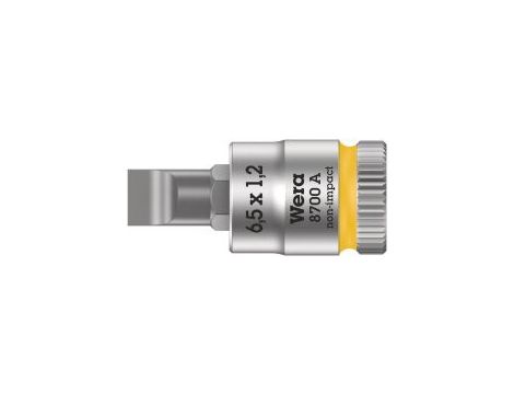 Wera - 8700 A FL Klucz nasadowy Zyklop 1/4' o wkrętów z rowkiem - 05003322001