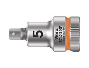 Wera - 8740 B HF Klucz nasadowy Zyklop 3/8' do śrub z gniazdem sześciokątnym HF z funkcją przytrzymywania - 05003033001