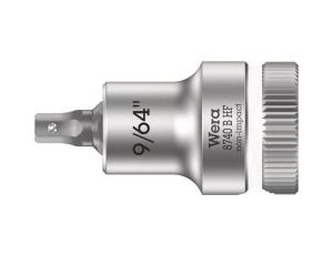 Wera - 8740 B HF Klucz nasadowy Zyklop 3/8' do śrub z gniazdem sześciokątnym HF z funkcją przytrzymywania - 05003082001
