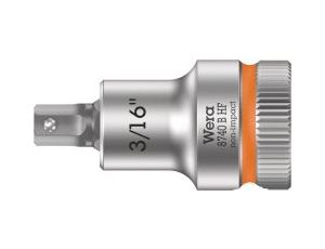 Wera - 8740 B HF Klucz nasadowy Zyklop 3/8' do śrub z gniazdem sześciokątnym HF z funkcją przytrzymywania - 05003085001