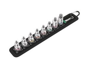 Wera - Belt B Imperial 1 Zestaw bitów nasadowych Zyklop 3/8' do śrub z gniazdem sześciokątnym z funkcją przytrzymywania, 8 części - 05003974001