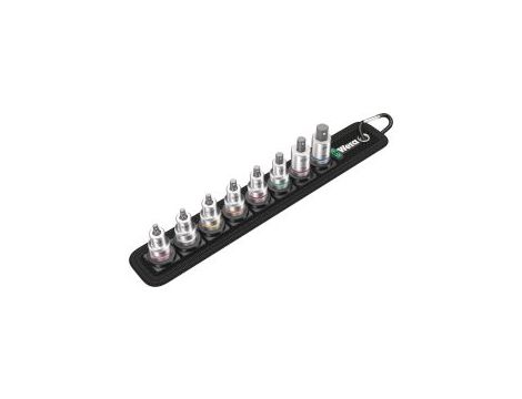 Wera - Belt B Imperial 1 Zestaw bitów nasadowych Zyklop 3/8' do śrub z gniazdem sześciokątnym z funkcją przytrzymywania, 8 części - 05003974001