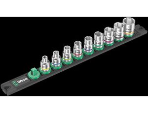 Wera - Listwa magnetyczna B Imperial 1 na zestaw kluczy nasadowych Zyklop 3/8', calowych, 9 części - 05005450001