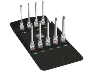 Wera - 8767 C TORX® HF 3 Zestaw kluczy nasadowych Zyklop 1/2' TORX® HF z funkcją przytrzymywania, 9 części - 05004212001