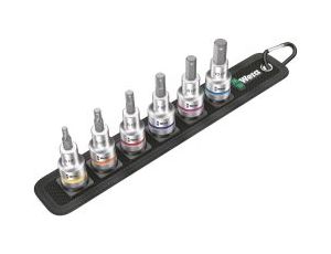 Wera - Belt C 2 Zestaw bitów nasadowych Zyklop 1/2' do śrub z gniazdem sześciokątnym z funkcją przytrzymywania, 6 części - 05003996001