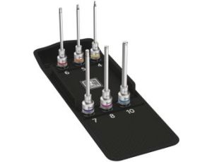 Wera - 8740 C HF 2 Zestaw kluczy nasadowych Zyklop 1/2' do śrub z gniazdem sześciokątnym z funkcją przytrzymywania, 6 części - 05004210001