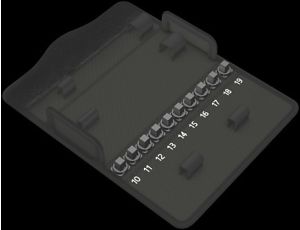 Wera - 9401 Etui tekstylnym 8006 SC 1, bez wyposażenia - 05136450001