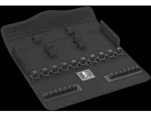 Wera - Pudełko tekstylne 9497 Zyklop Metal Push 1/2', bez wyposażenia - 05136543001