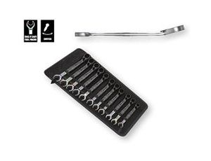 Wera - Zestaw kluczy płasko-oczkowych z grzechotką 6001 Joker Switch 11 Set 1, 11 części - 05020091001
