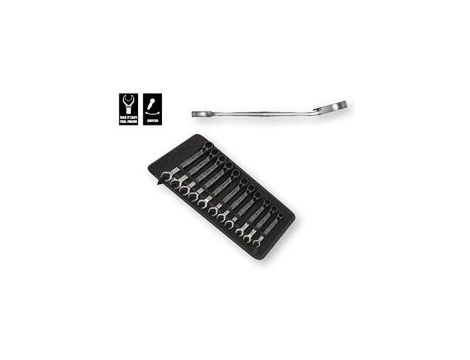 Wera - Zestaw kluczy płasko-oczkowych z grzechotką 6001 Joker Switch 11 Set 1, 11 części - 05020091001