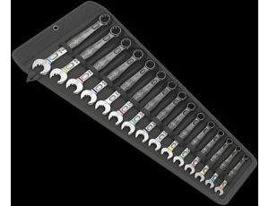 Wera - Zestaw kluczy płasko-oczkowych 6003 Joker 15 Set 1, 15 części - 05020302001