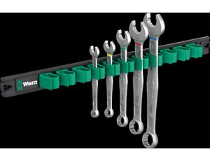 Wera - Listwa magnetyczna 9641 z zestawem kluczy płasko-oczkowych 6003 Joker 2, 5 części - 05020234001