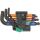 Wera - 950/9 Hex-Plus Multicolour 2 Zestaw kluczy trzpieniowych z końcówką kulistą, BlackLaser, metrycznych, 9 części - 05133164001