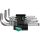 Wera - 950/9 Hex-Plus 3 Zestaw kluczy trzpieniowych krótkich z końcówką kulistą, chromowanych, metrycznych, 9 części - 05133163001