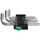 Wera - 950/9 Hex-Plus 5 Zestaw kluczy trzpieniowych krótkich, chromowanych, metrycznych, 9 części - 05021406001