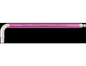 Wera - 3950 PKL Multicolour Klucz trzpieniowy ze stali nierdzewnej z końcówka kulistą, calowy - 05022856001
