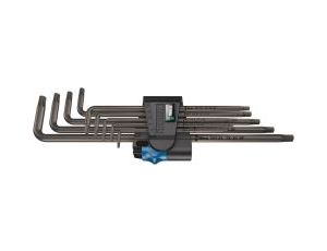 Wera - 967/9 TX XL HF 1 Zestaw kluczy trzpieniowych z funkcją przytrzymywania, długich, 9 części - 05024450001 op.= 10 szt.