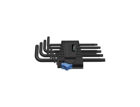 Wera - 967/9 TX HF 1 Zestaw kluczy trzpieniowych z funkcją przytrzymywania, BlackLaser, 9 części - 05024244001 op.= 10 szt.