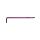 Wera - 967 SPKL Klucz trzpieniowy TORX® BO z otworem Multicolour, z końcówką kulistą - 05024354001 op.= 10 szt.