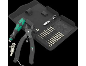 Wera - Zestaw warsztatowy 9532 z nitownicą do łańcuchów, 20 części - 05136042001