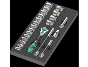 Wera - Wkładka piankowa 9721 Zyklop 3/8' 8000 B, Set 1, 23 części - 05150111001