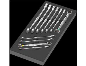 Wera - Wkładka piankowa 9730 zestaw kluczy Joker 6000, Set 1, 11 części - 05150120001