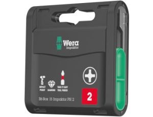 Wera - Bit-Box 15 Impaktor PH, 15 części - 05057752001