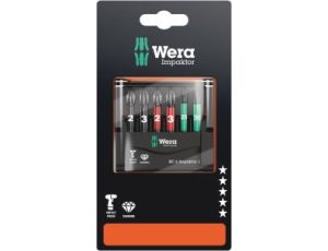 Wera - Bit-Check 6 Impaktor 1 SB, na blistrze, 6 części - 05073890001